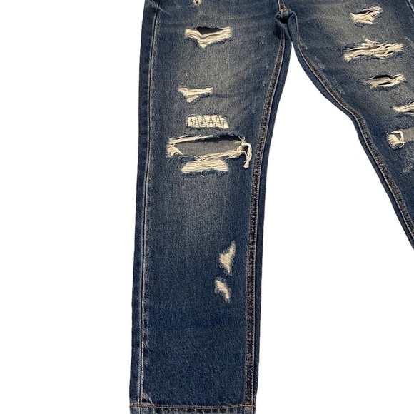 KANCAN High Waist Ripped Mom Jeans NWT - Picture 4 of 16